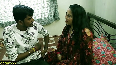 Indian horny milf bhabhi fucking with innocent village boy!! clear hindi audio: hot webserise sex
