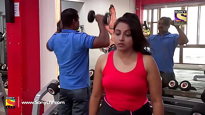 Beautiful Reema Vohra & Other Sexy Aunty Huge Boobs Scene from c. a special gim show